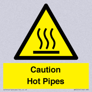 Caution Hot Pipes